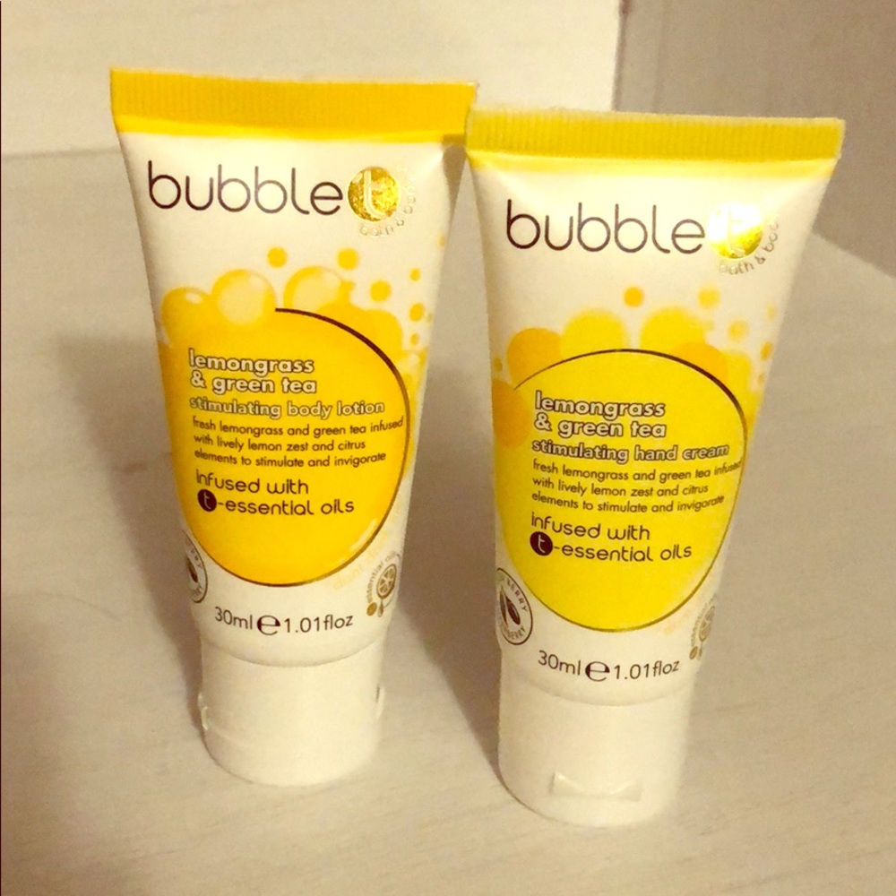 Bubble t hand cream & body lotion OBO